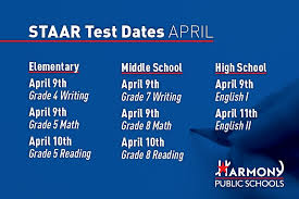 Check spelling or type a new query. Staar Test Dates April Harmony School Of Innovation Laredo