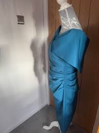KEVAN JON Loren deep teal blue dress size 3 (12). £68 + £5 postage by a  tracked service within the UK. Was £315 when purchased from Fairytale  Endings in Liverpool. Worn twice