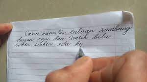 Check spelling or type a new query. Cara Menulis Tulisan Sambung Dengan Rapi Dan Cantik Youtube