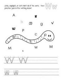 Letter W Worksheets For Kindergarten Preschool And Kindergarten Letter W Activities Handwriting Worksheets For Kids Kindergarten Worksheets