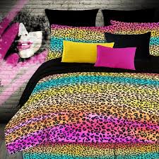 Veratex Street Revival Rainbow Leopard Comforter Set Walmart Com Full Comforter Sets Leopard Print Bedding Leopard Bedding