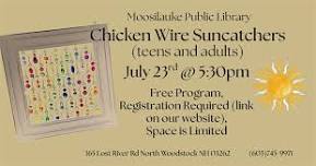 Chicken Wire Suncatchers