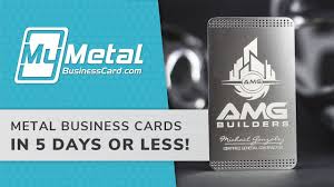 Creating a professional business card has never been easier and quicker. Fast Delivery Business Cards From My Metal Business Card Youtube