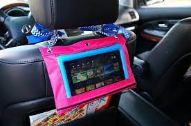 For ipad pro air 2 3 4 5 6 car stand holder. Road Trip Hacks Make This Easy Diy Tablet Holder For Long Car Rides Diy For Kids Road Trip Hacks Tablet Holder For Car