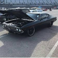 Black Matte Black 1970 Chevelle Ss Pin On Chevelle Non Stock And Pro Touring