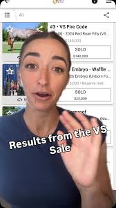 I was shocked. Like these are definitely high dollar horses but I wasn’t  expecting that high 😂🫶 Damn. Congrats to everyone involved for being far  richer than I will ever be ❤️❤️ #VS Kristen Galyean ...