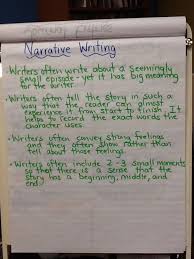 Narrative Writing Anchor Chart Inspired By The Work Of Lucy