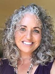 Gray Curly Hair And A Natural Grey Curly Hair Curly Hair Styles Long Gray Hair