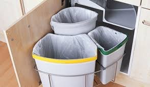 This Is The Smartest Trash Can Cabinet We Ve Ever Seen Clever Kitchen Storage Trash Can Cabinet Kitchen Storage