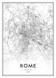 Rome Poster In Der Gruppe Poster Grossen Und Formate 50x70cm Bei Desenio Ab 2048 Weltkarte Poster Karte Von New York Poster