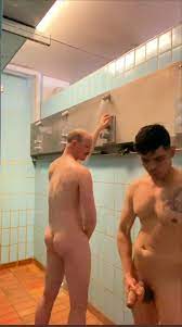 Public shower gay porn