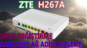 If you are still unable to log in, you may need to reset your router to it's default settings. Zte H267a Modem Sifre Degistirme Ve Kablosuz Ag Adini Gizleme Youtube