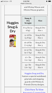 40 Competent Honest Diaper Size Chart