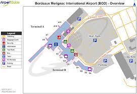 Bordeauxmerignac - Bordeaux-merignac Ba 106 Bod Airport Terminal Map - Overview Airport Guide Bordeaux Airport Airport Map