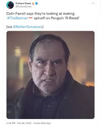 Imagine paying for special effects/Make up artists to make Colin Farrel  (The penguin) look almost like Richard Kind.. wouldnt it have been more  cost efficient to have just hired Richard ?? Come
