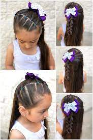 Head Braids Add Some Styling Flair To Great Ponytails And Keep Little Ears Warm On Energetic Days In Spri Kids Hairstyles Girl Hair Dos Little Girl Hairstyles