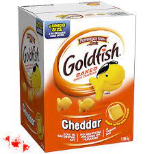 Pepperidge Farm Goldfish Cheddar Cheese Baked Snack Mini Crackers 1 36 Kg Pepperidge Farm No Bake Snacks Pepperidge Farm Goldfish