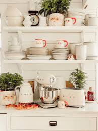 Smeg klf03crus 50's retro style aesthetic electric kettle with embossed logo, cream. Holiday Gift Guide For The Kitchen Lover Liz Marie Blog