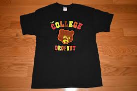 New Kanye West The College Dropout T Shirt Gildan Reprintt