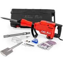 XtremepowerUS 2200W Electric Demolition Jack Hammer W/ Chisel & Shovel Bits  Set