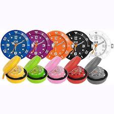 Genuine Ice Clock Watch Rubberised Backlight Travel Alarm Clock Case Xmas Gift Alarm Clocks Clock Radios Clocks