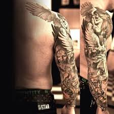 Angel Tattoo Men Tattoos Full Sleeve Tattoos