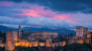 Wallpaper houses on the coast of spain under a blue sky. Alhambra Spain Hd Wallpaper Wallpaperfx