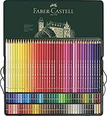 Faber Castell Polychromos Artists Color Pencils Tin Of 120 Colors Premium Quality Artist Pencils