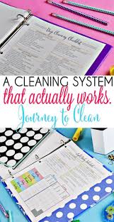 Journey To Clean Cleaning System Schedule Printables To Revamp Your Cleaning Routine In 2020 Cleaning Schedule Cleaning Deep Cleaning