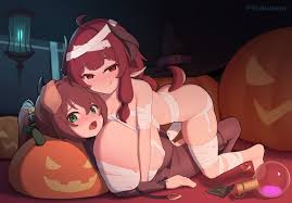 halloween, original, goat-chan (enarane), original character, someone  elses oc - R34 Vault