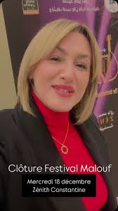 موعدنا الليلة جمهوري العزيز في زينيت قسنطينة مع زملائي الفنانين ريم حقيقي و  عباس ريغي لسهرة ثقافية موسيقية فريدة من نوعها، نختم من خلالها هذه الطبعة  الغنية و الدولية بامتياز للمهرجان الدولي للمالوف , ...