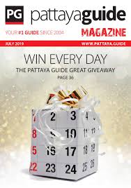 Pattaya Guide Magazine July 2019 By The Pattaya Guide Issuu