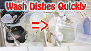 Wash up is a phrasal verb that refers to cleaning the dishes. Wash Dishes Quickly Pyramid Method Beatthebush Youtube