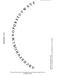 An alphabet is any finite set of symbols. Phonics Alphabet Arc Activity Building Rti