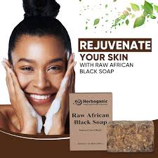 Amazon.com : HERBOGANIC Raw African Black Soap Bar
