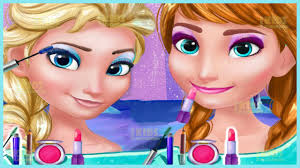 frozen makeup games elsa and anna
