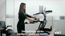 The VariDesk Pro Plus 36 Standing Desk Converter - by Vari on Vimeo