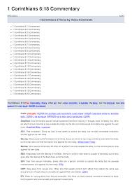 1 Corinthians 6:18 Commentary