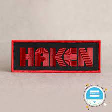 Check Out This Patch That We Made For Metal Band Haken Aspinline Haken Metalband Rock Music Patches Custom Patches Pin And Patches Band Logos