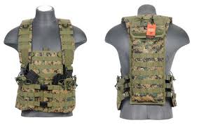 Sac à dos militaire pour airsoft et paintball. Lancer Tactical Digital Marpat Ca 309d M4 Airsoft Molle Chest Rig Sac A Dos Sac