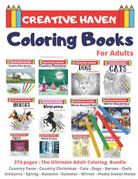 Select the spring coloring page you would like to color. Creative Haven Coloring Books For Adults Country Farm Country Christmas Cats Dogs Horses Owls Unicorns Spring Autumn Summer Winter With Fun Easy And Relaxing Coloring Pages Beckyjohne 9798648800540 Amazon Com Books