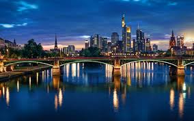 155 noche imágenes de fondo y fondos de pantalla hd. Descargar Fondos De Pantalla Frankfurt Am Main Puente Paisajes Nocturnos Las Ciudades Alemanas Skyline De Frankfurt Alemania Europa Libre Imagenes Fondos De Descarga Gratuita
