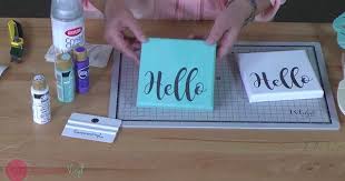 How To Get Vinyl To Stick To Canvas Wood And Burlap Cricut Vinyl Vinyl Cricut Projects Vinyl