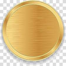 Gold Colored Coin Illustration Icon Golden Circle Transparent Background Png Cli Transparent Background Studio Background Images Photoshop Digital Background