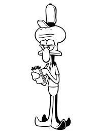 It is an excellent way to launch nervous energy. Squidward Write Customer Order Coloring Page Netart