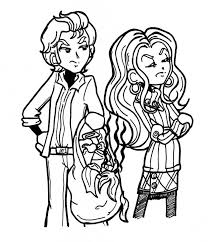 Brent Roberts And Mackenzie Hollister Witch Coloring Pages Coloring Pages Dork Diaries