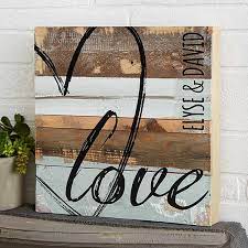 Love 8x6 Rustic Wood Wall Art Diy Pallet Wall Art Rustic Wood Wall Art Reclaimed Wood Wall Art