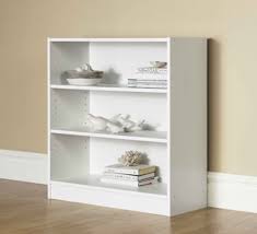 Free store pickup in 30 minutes. Amazon Com Mainstay 3 Shelf Bookcase Wide Bookshelf Storage Wood Furniture 1 Fixed Shelf 2 Adjustable Shelves Bookcase White Sports Outdoors