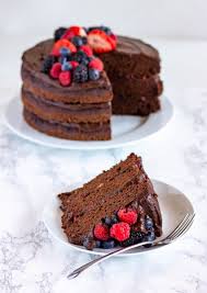 Vegan Chocolate 3 Layer Cake With Raspberry Fudge Icing Wholly Plants Recipe Chocolate Desserts Quick Decadent Chocolate Desserts Chocolate Fudge Icing