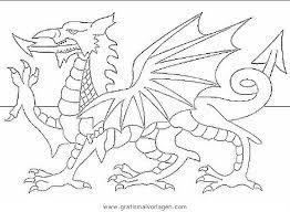 Malvorlagen flagge von wales, land und teil des vereinigten königreichs großbritannien und nordirland ausmalbilder zum ausdrucken. Wales 2 Gratis Malvorlage In Flaggen Geografie Ausmalen